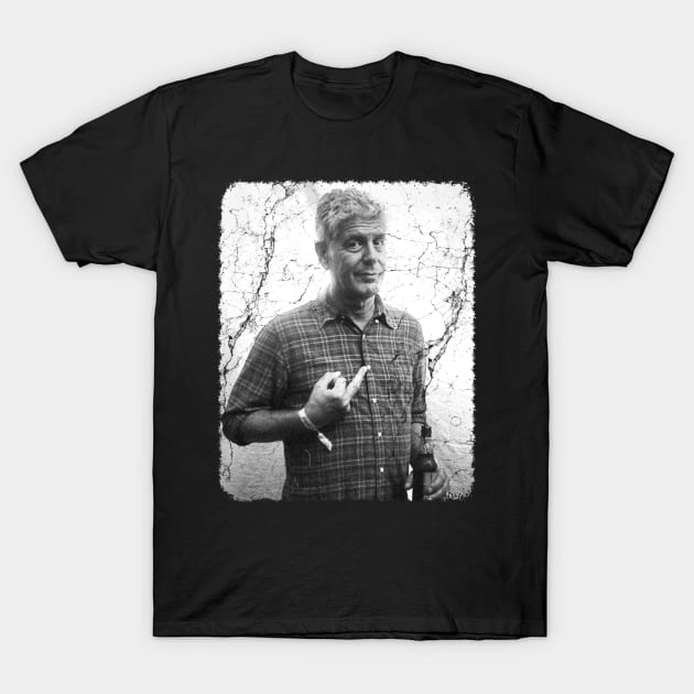 Vintage Anthony Bourdain T-Shirt by WadCookingFR